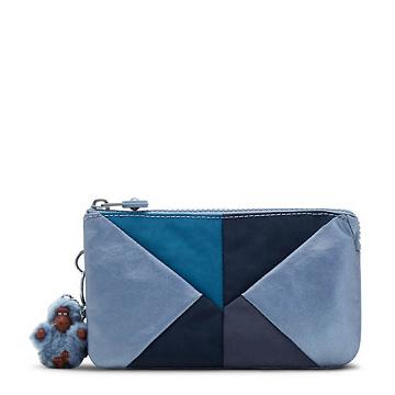 Kipling Creativity Large Classic Pouch Bags Moon Blue Patch | AU 2075EB